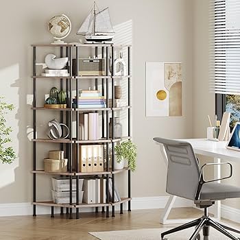 Amazon.com: HOOBRO Corner Shelf Stand, Industrial 6-Tier